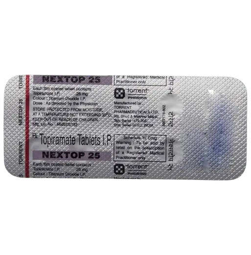 nextop 25mg tablet 10's